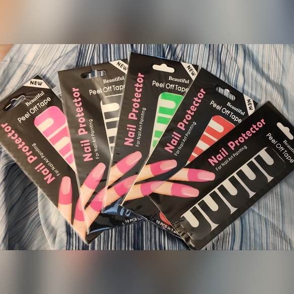 NEW!! Bundle Of 5 Nail Protection Strips - Picture 1 of 5